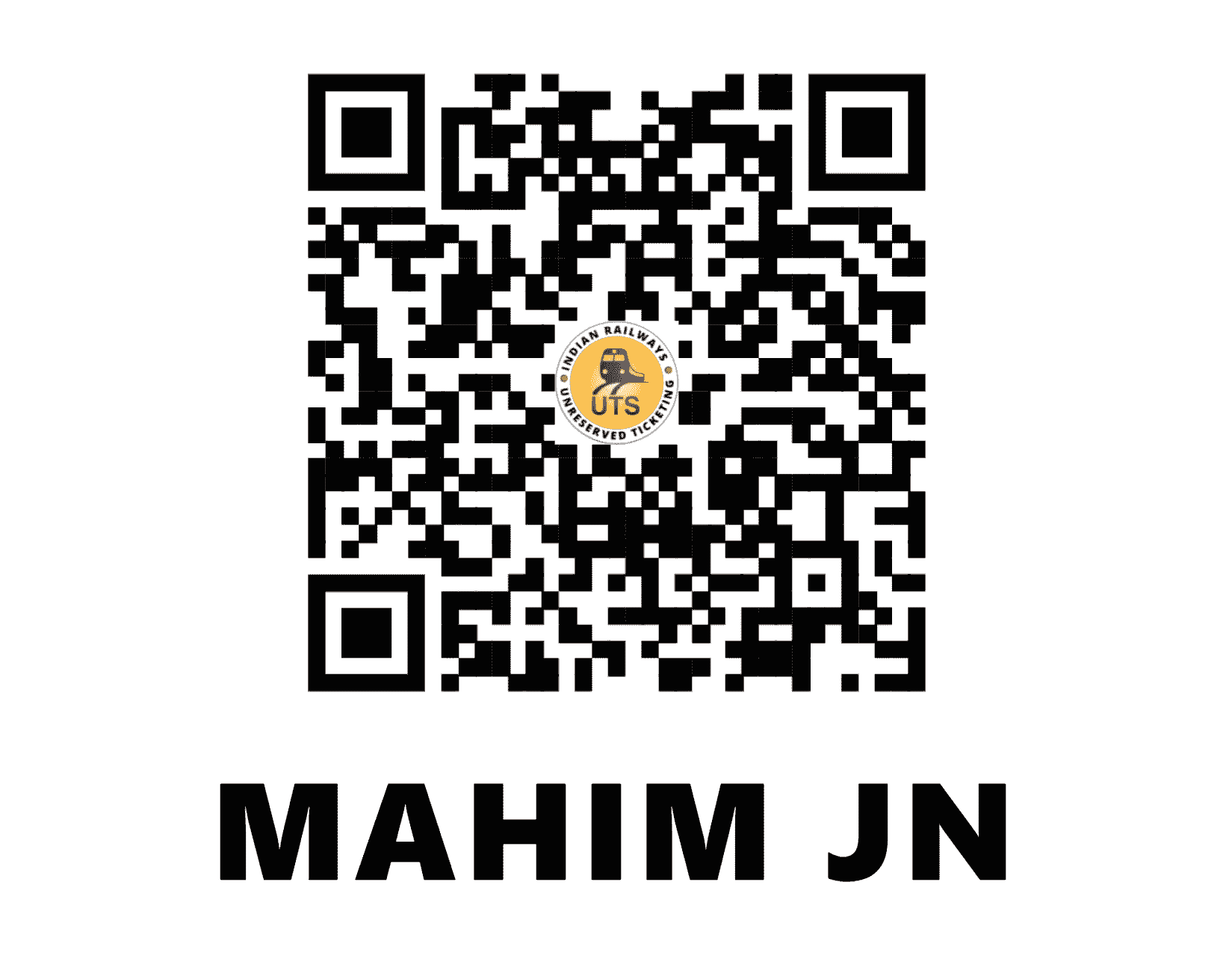 UTS QR Code for Mahim Jn - MM